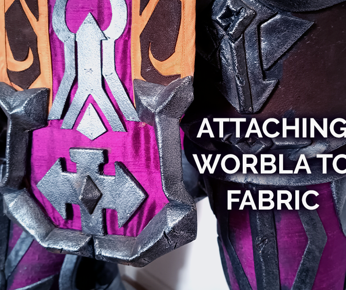 attaching worbla to fabric